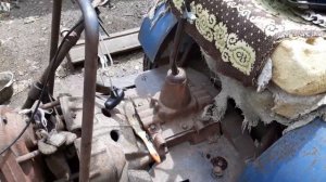 Замена масла на минитракторе кпп газ 51