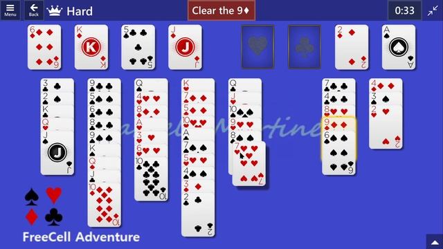 FreeCell Adventure Game #15 | June 18, 2023 Event | Hard смотреть онлайн