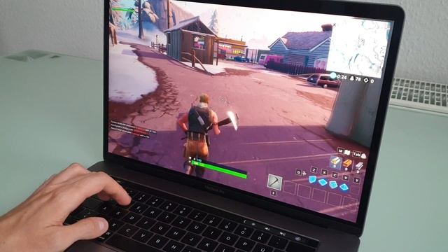 Play FORTNITE on a Macbook? Does it work? (Game Test) смотреть онлайн