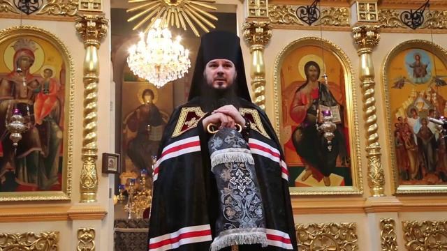 Освящение колива в Вознесенском кафедральном соборе г.Кузнецка.1 часть смотреть онлайн