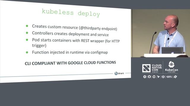 Serverless on Kubernetes with Kubeless [A] - Sebastien Goasguen, Bitnami & Nguyen Anh-Tu, Skippbox смотреть онлайн