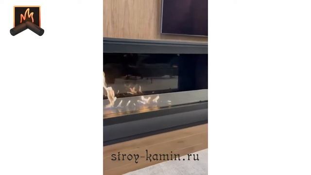 Монтаж автоматического биокамина Airtone 1200 с защитным стеклом в мебельную тумбу: Москва,Остоженк смотреть онлайн