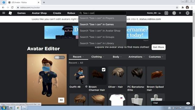 How to fix Error while updating worn items. Roblox january 2021 смотреть онлайн