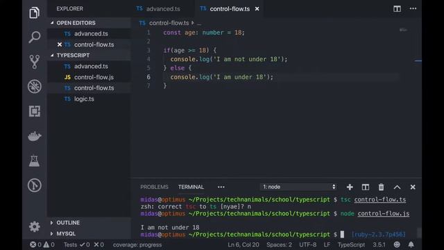 Typescript Essentials #13 - Control Flows | If Statements смотреть онлайн