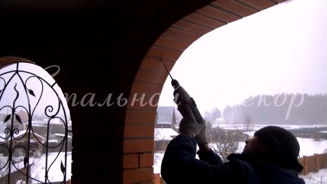 Кованые решетки с лепестками - Стальной Декор смотреть онлайн