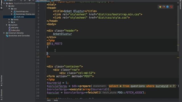 #Php - Anket Yazılımı - Anket Görüntüleme ve Cevaplama смотреть онлайн