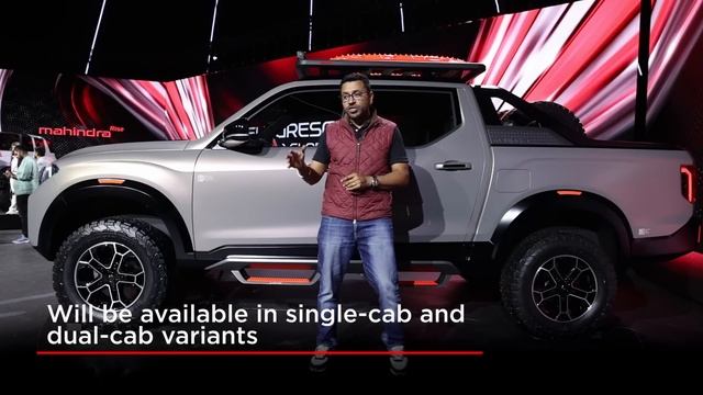 Mahindra Global Pik Up | Scorpio-N pickup concept | evo India смотреть онлайн