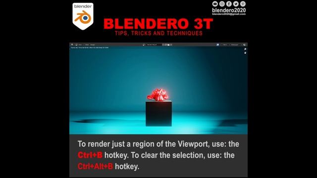 Blender 3.0 – RENDER A REGION USING HOTKEYS смотреть онлайн
