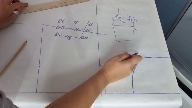 Комбинация для полных.Крой без выкройки. Оочень просто. смотреть онлайн