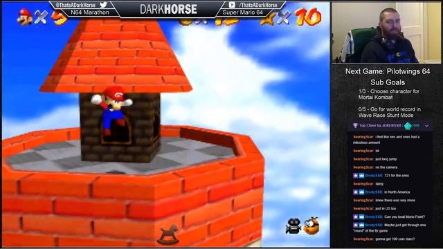 Super Mario 64 part 1 - Darkhorse Beats EVERY N64 Game - The Great N64 Challenge смотреть онлайн