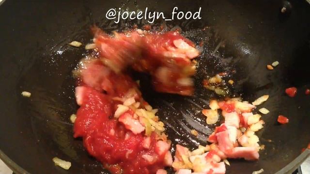 Спагетти с вяленым мясом в томатном соусе: рецепт от Foodman.club смотреть онлайн