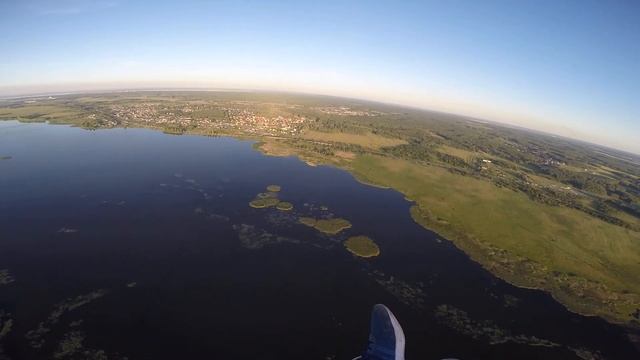 Летние полёты на параплане в Челябинске. Сезон 2019 смотреть онлайн