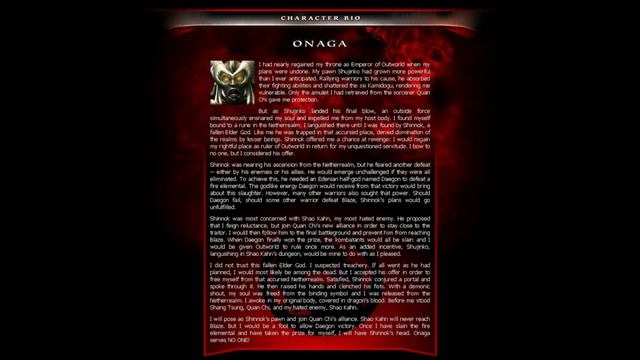 Mortal Kombat Armageddon Website Bio Screens смотреть онлайн