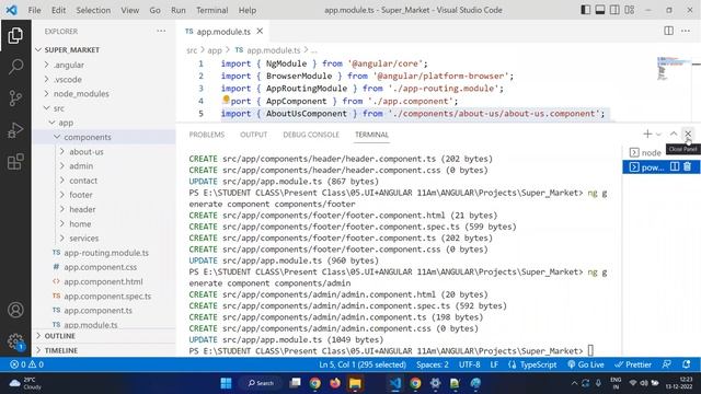 ANGULAR 15||CLASS-2||Project Flow||Components||HTML to Angular Conversion||Routing|| Batch 11AM смотреть онлайн