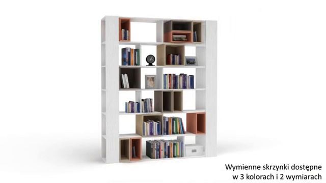 Librero doble vista VOX Muebles grande color blanco - 4 You смотреть онлайн