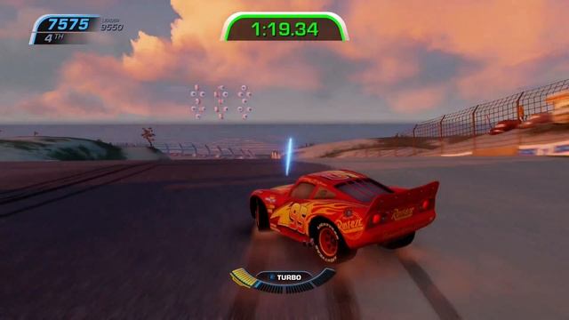 Cars 3: Driven to Win - Walkthrough 8 - Stunt Showcase, Fireball Beach Sprint смотреть онлайн