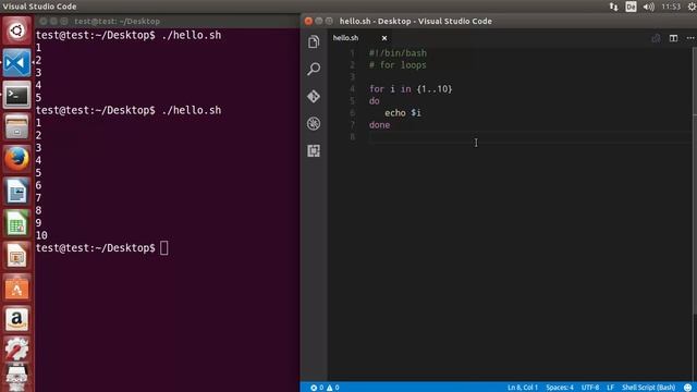 Shell Scripting Tutorial for Beginners 19 - FOR loop смотреть онлайн
