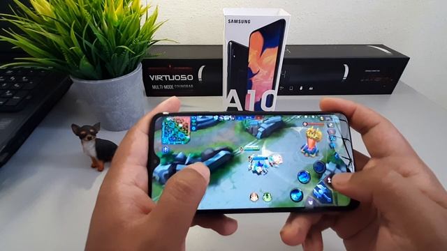 Samsung Galaxy A10 Gaming Test Mobile Legend