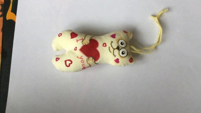 Котик с сердечком - мягкая сшитая игрушка своими руками смотреть онлайн