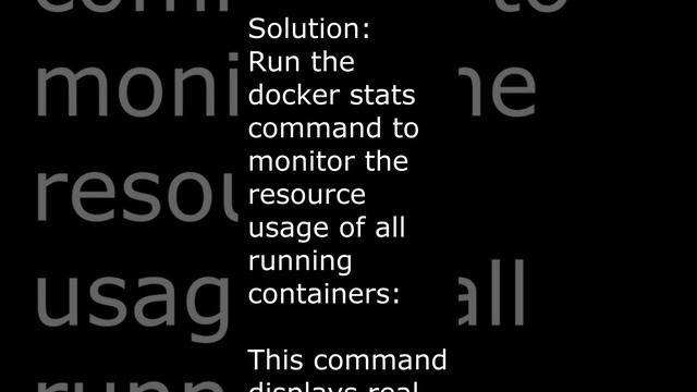 #Kubernetes Interview Question - 27| You need to monitor the real-time resource usage. смотреть онлайн