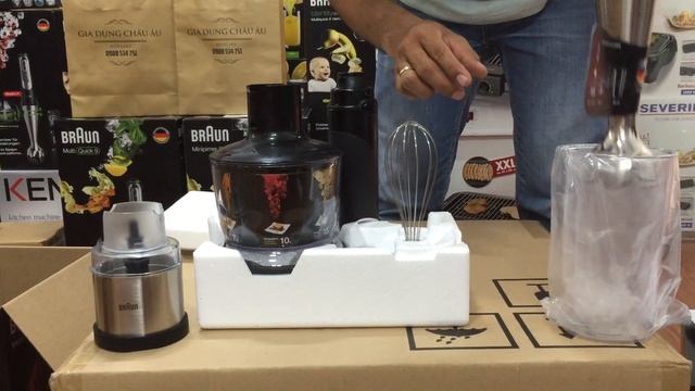Unbox Braun MQ 9038 Spice - Đập hộp máy xay Braun MQ9038 Spice 1000w смотреть онлайн