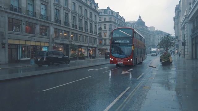 London Heavy Rain Downpours ☔️ Summer 2021 Walk, Leicester Square To Marble Arch Mound