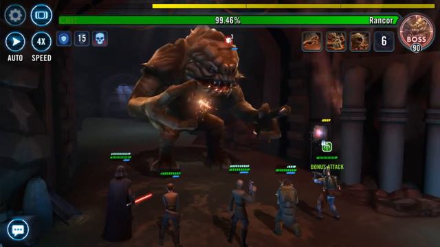 Raid Simming CAN beat the rancor! THE LAST RANCOR! - Star Wars: Galaxy of Heroes - SWGOH смотреть онлайн