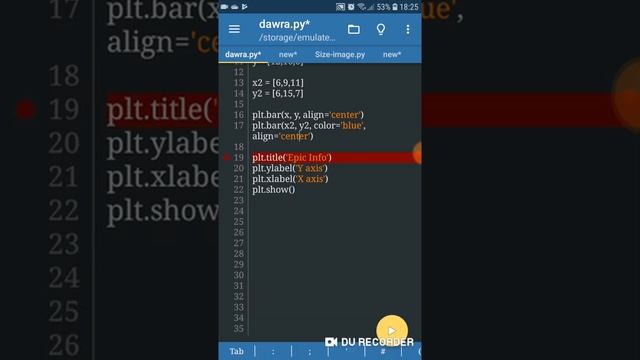 شرح 25 : تتمة 2 لمكتبة (matplotlib) | Learn Python 3 смотреть онлайн