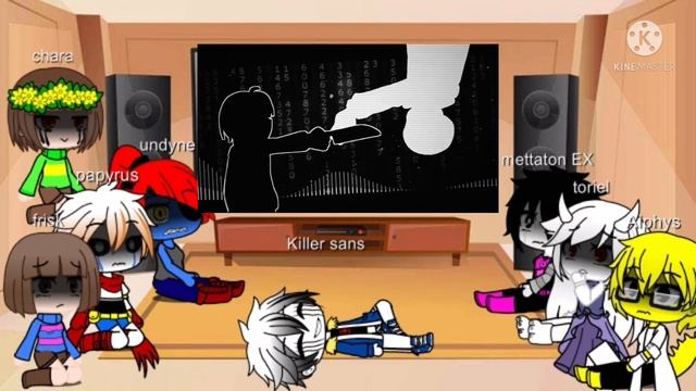 Undertale reacts to killer sans meme смотреть онлайн