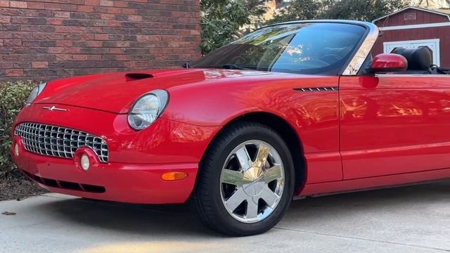 (A128445) 2002 Ford Thunderbird Roadster 27k miles смотреть онлайн