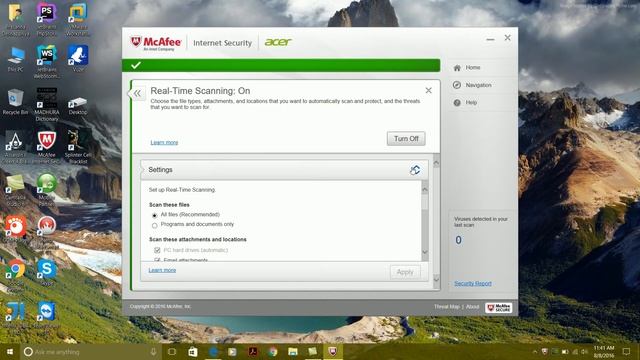 How to ad an exception for McAfee Anti Virus смотреть онлайн