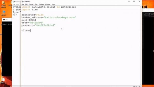 Python MQTT Publish and Subscribe Example