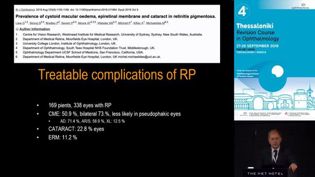 M. Hawlina | COURSE ON HEREDITARY DISEASE & ELECTROPHYSIOLOGY