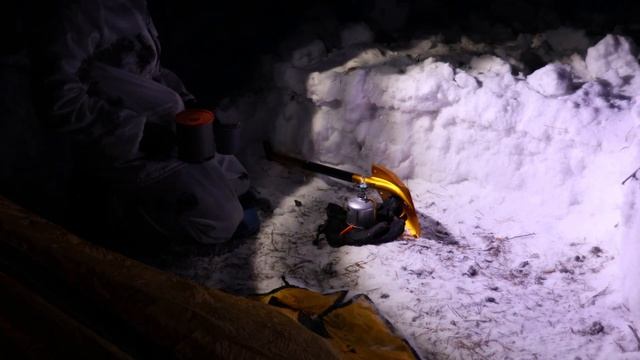 Зимний Поход. Ночёвка в Палатке. Замерз Газ. смотреть онлайн