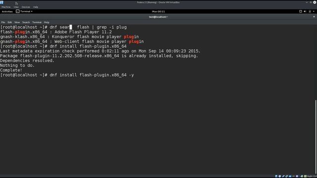 How to install Flash in Fedora 22 смотреть онлайн