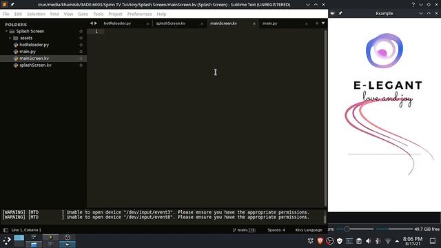 KivyMD Create A Splash Screen For Your App | Welcome Screen | Loading Screen | Multiple Screens смотреть онлайн
