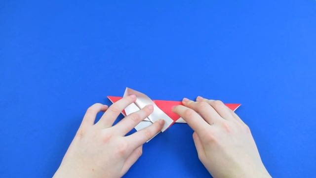 Оригами из бумаги лиса. Оригами животные. смотреть онлайн