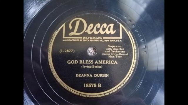 God Bless America - Deanna Durbin - Decca - 1944 смотреть онлайн