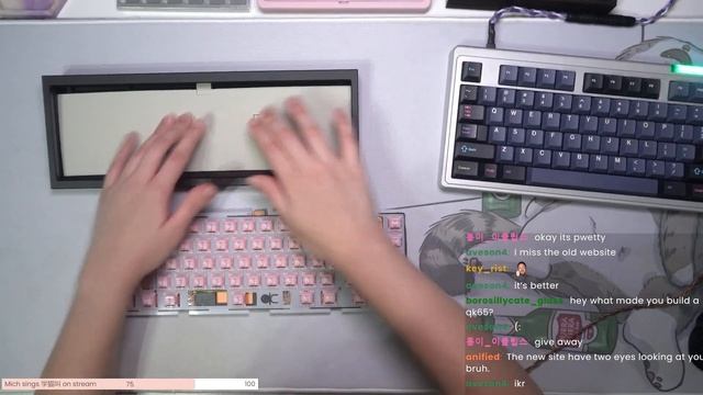 [VOD] QK65 build for giveaway + new product launch! смотреть онлайн