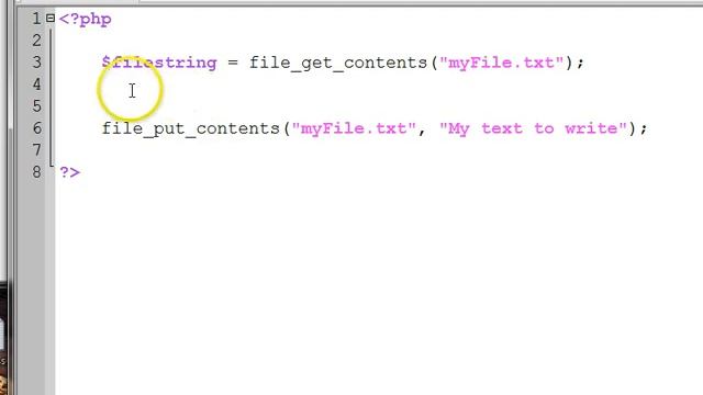 Simple Reading And Writing Files For PHP смотреть онлайн