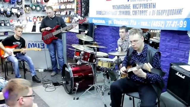БЛЮЗ. Андрей Разживин Мастер класс (Ярославль.Музторг 31.03.2013) смотреть онлайн