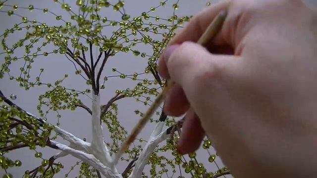 Дерево из бисера. Ива. Часть 2. смотреть онлайн