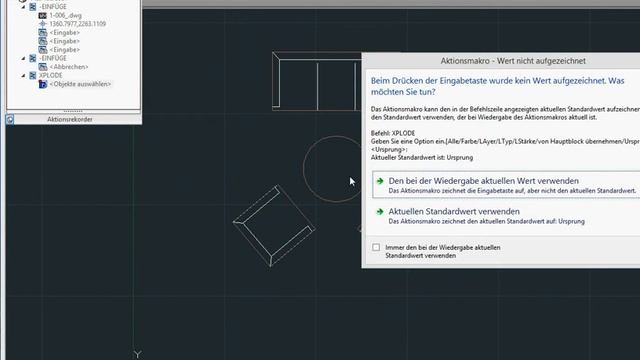 Insert AutoCAD-Blocks with Macros as userdefined command смотреть онлайн