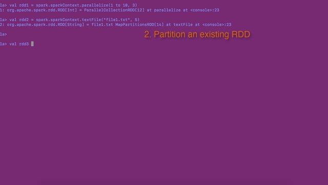 How to create partitions in RDD смотреть онлайн
