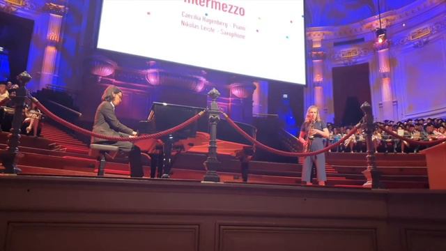 Shape of my Heart (Sting) | Sax & Piano Cover | UvA Graduation Performance 2022 (Concertgebouw) смотреть онлайн