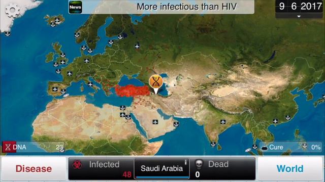Oddly satisfying speedy game of Plague Inc смотреть онлайн