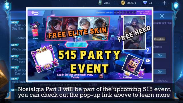 Nostalgia Event Part 2 | June 2020 Starlight Skin | Harith Evos Skin - Mobile Legend Bang Bang смотреть онлайн