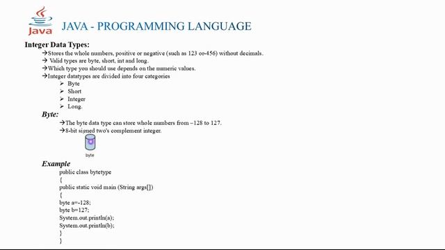 Part5: Integer Data Type and Types | Java-Programming language | For beginners in Tamil. смотреть онлайн