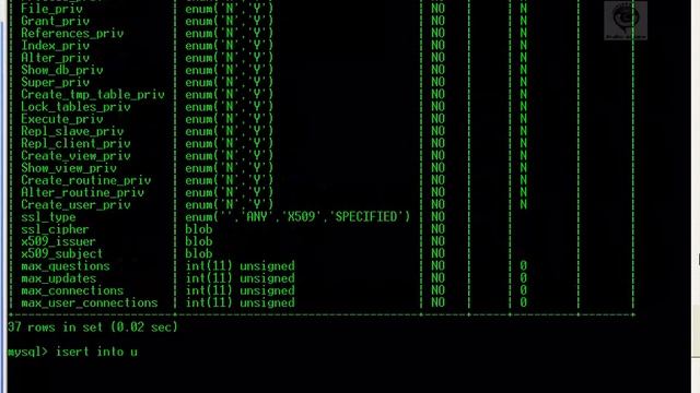 mysql 01 42 add new user by insert смотреть онлайн