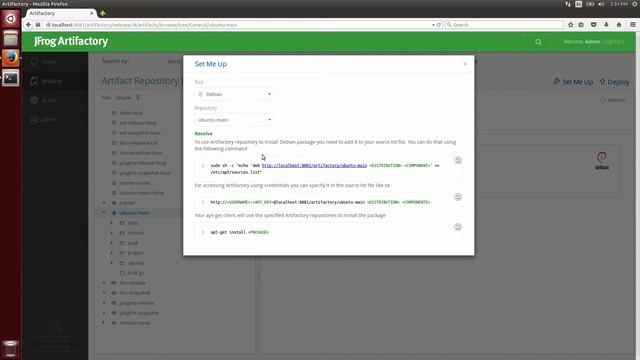 [Screencast] Setting up Artifactory 4 as a Debian repository in minutes смотреть онлайн